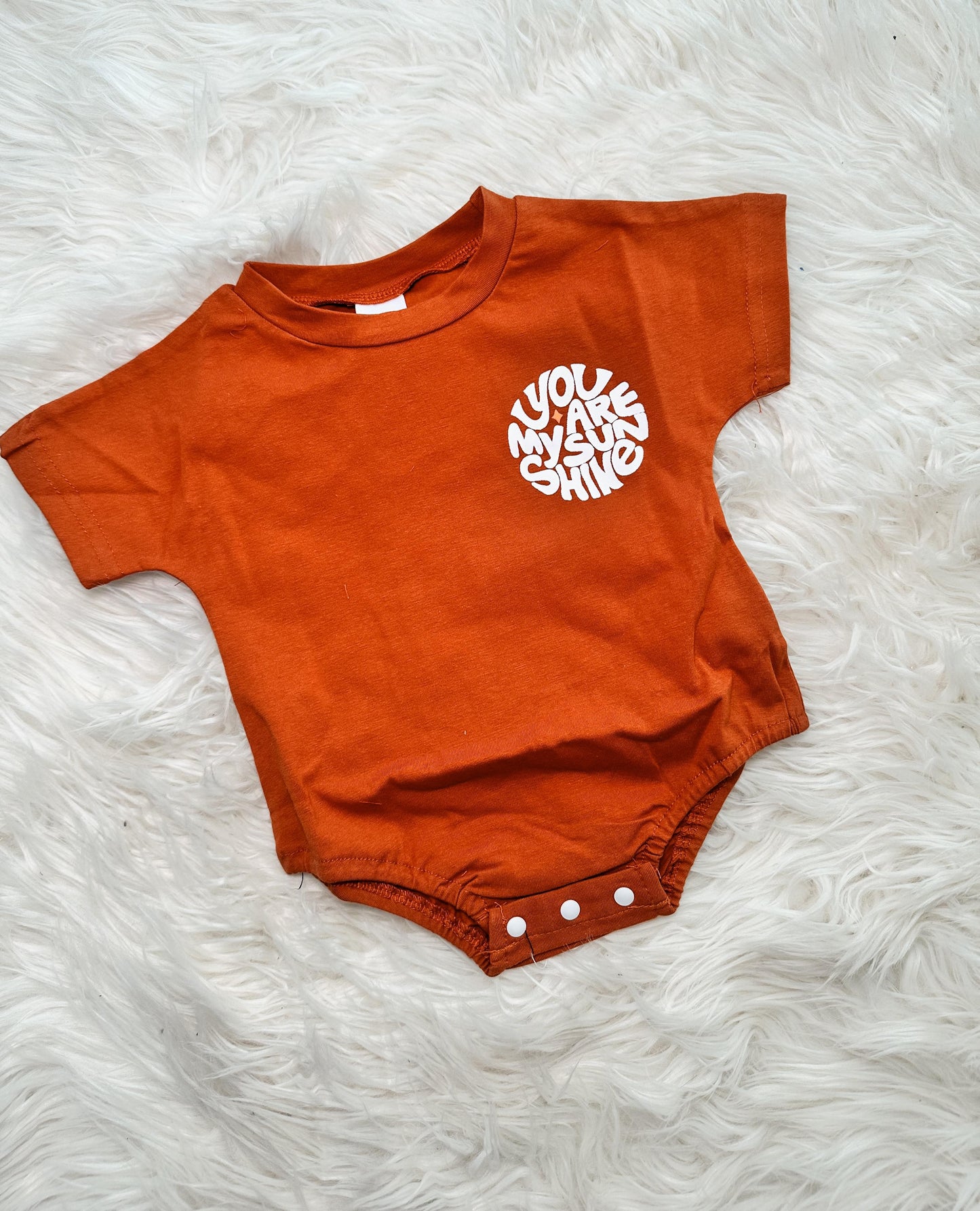 You Are My Sunshine Bubble Romper RTS