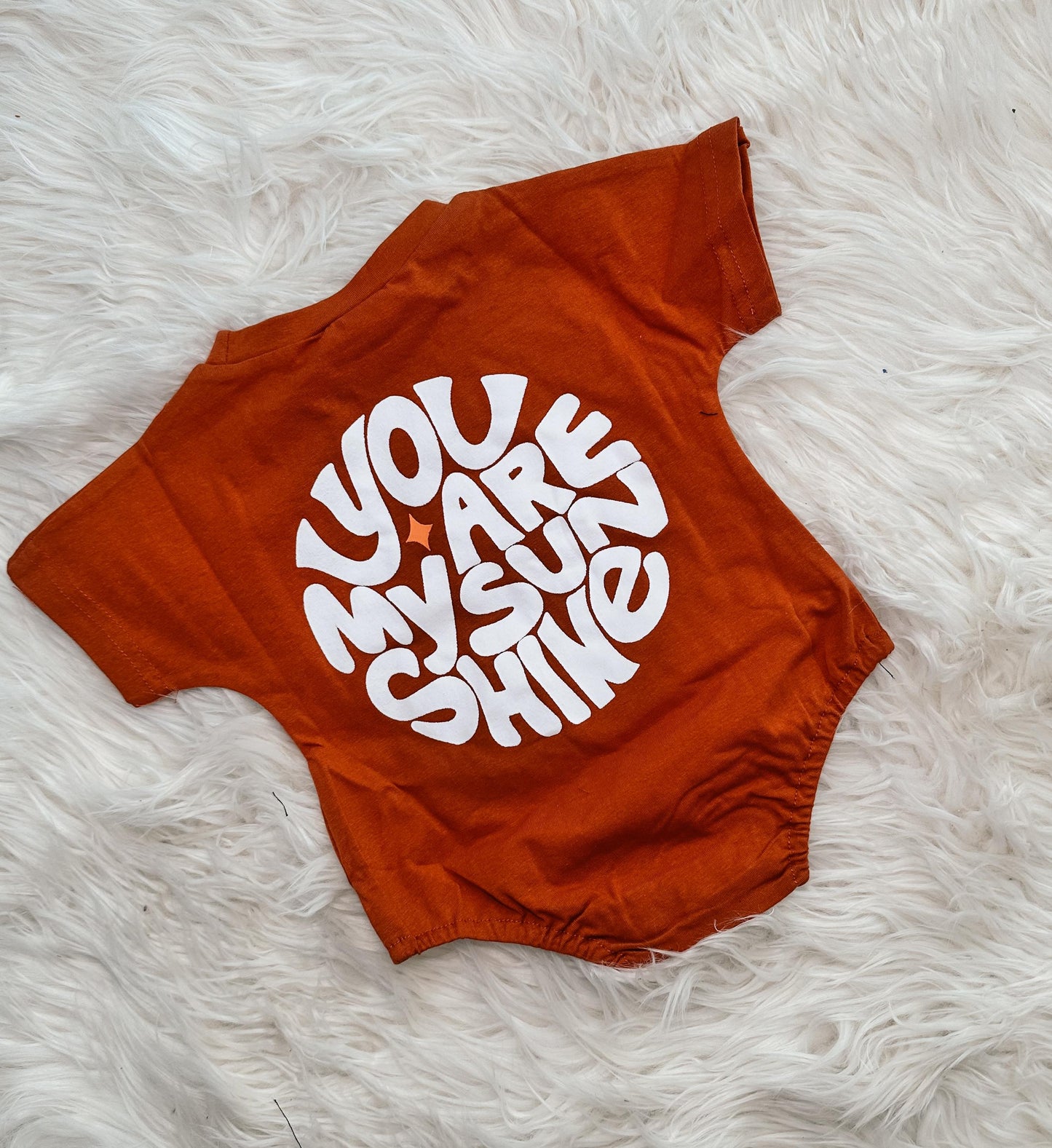 You Are My Sunshine Bubble Romper RTS