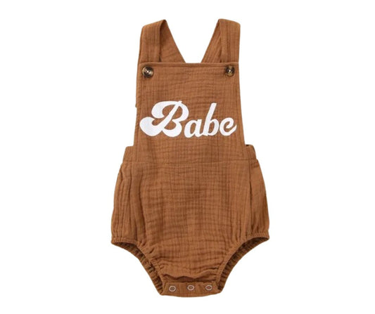 Brown Babe Overalls RTS